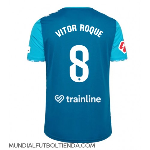 Camiseta Real Betis Vitor Roque #8 Tercera Equipación Replica 2024-25 mangas cortas
